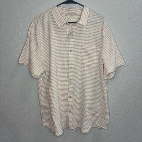 NWT Men's Marine Layer Striped Shirt - Picture 3 of 6